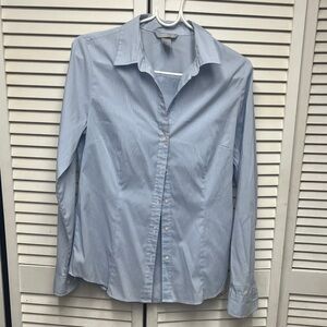 H&M Light Blue women Dress Shirt - Classic Collar